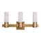 Maxim Contessa 3-Light 20.75" Wide Natural Aged Brass Vanity Light 22413SWNAB - alternate 1